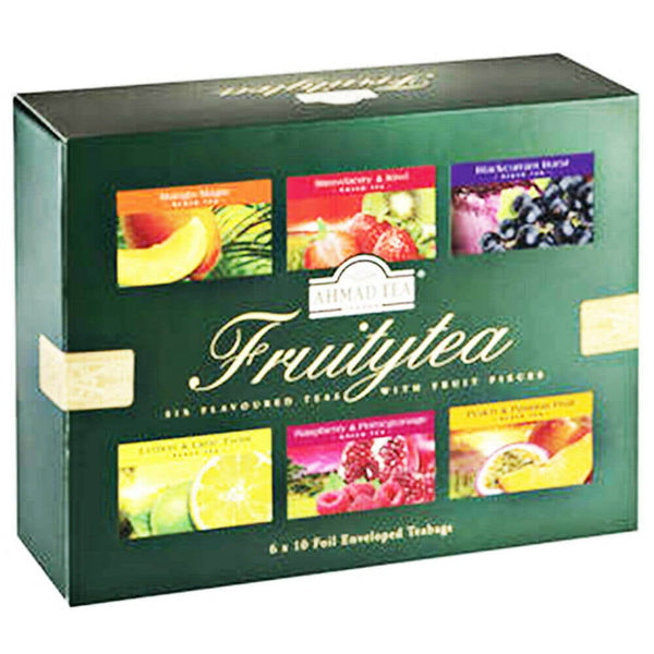 Ahmad Schwarzer Tee Set Fruitytea 6 Teesorten 60 Teebeutel - McMarkt.de
