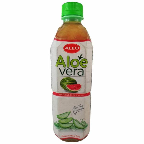Aleo Getränk Aloe Vera Stückchen & Wassermelone 500ml inkl. 0,25€ Einwegpfand - McMarkt.de