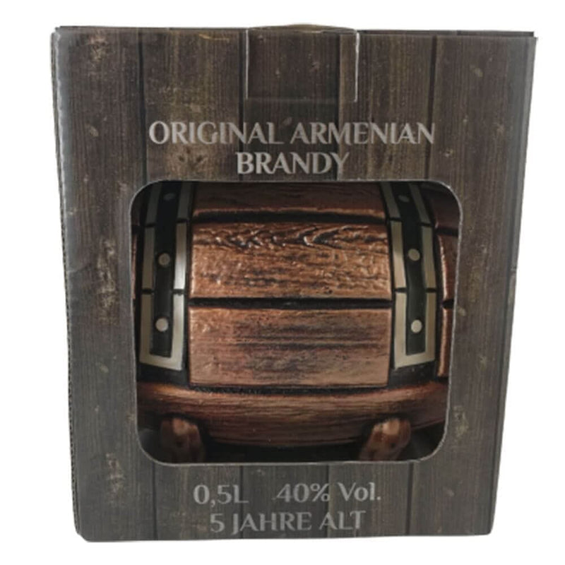 Armenischer Brandy Fass Keramik Geschenkset 0,5L 5 Jahre Reifezeit - McMarkt.de