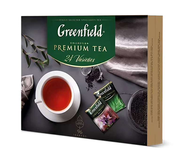 Greenfield Premium Tea Collection 24 Teesorten Tee Set