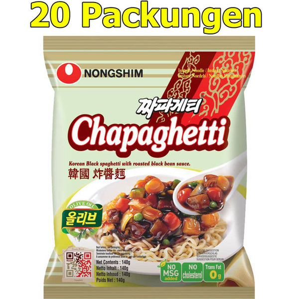Nongshim Chapagetti Instant Nudeln 20er Pack (20 x 140g)