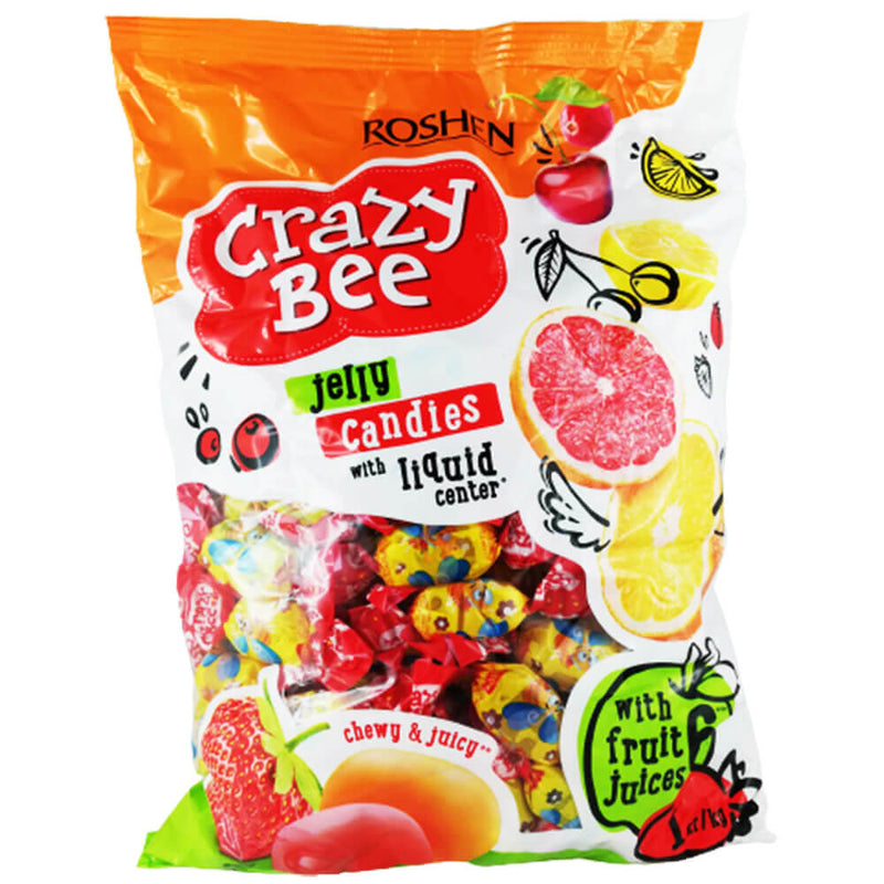 Roshen Crazy Bee Gelee Bonbons mit Fruchtsaft 1 kg