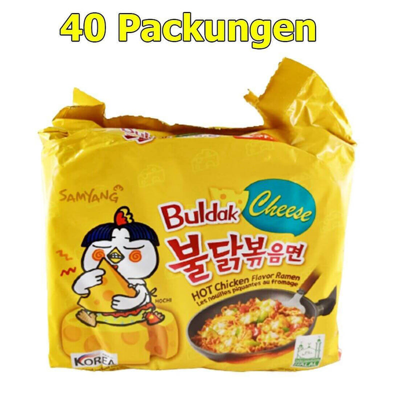 Samyang Ramen Hot Chicken Cheese 40er Pack (40 x 140g)