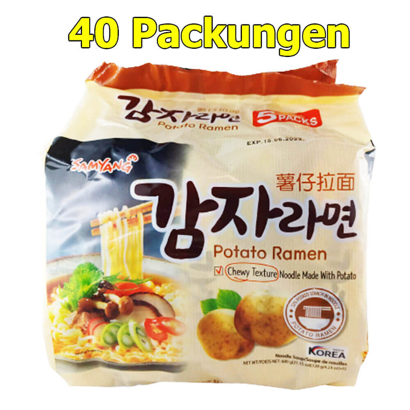 Samyang Potato Ramen Instant Nudeln 40er Pack (40 x 120g)