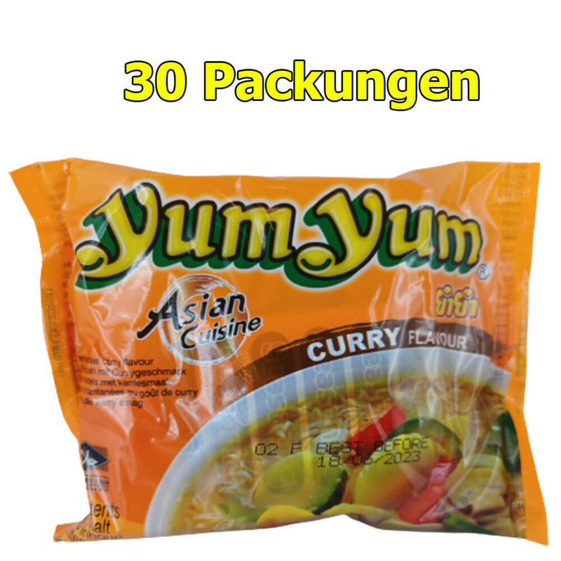 Yum Yum Instant Nudeln Curry 30er Pack  (30 x 60g)
